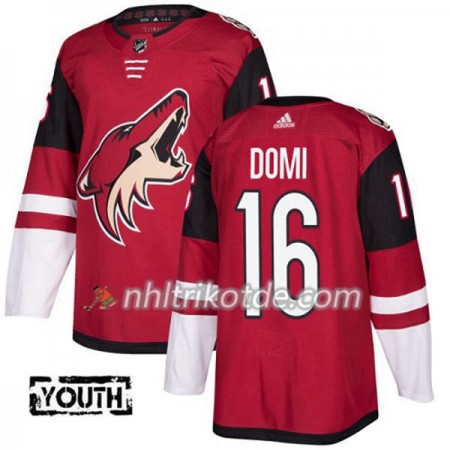 Arizona Coyotes Trikot Max Domi 16 Adidas 2017-2018 Maroon Authentic - Kinder